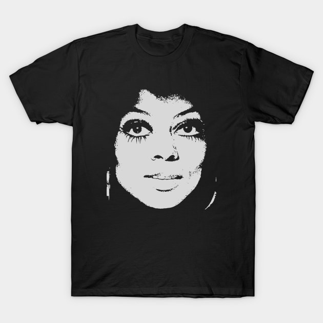 Diana Ross SURRENDER white T-Shirt by regencyan